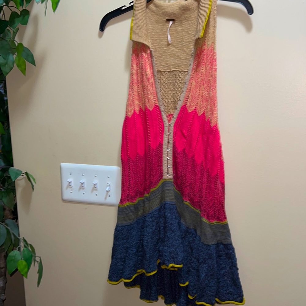 Free People sweater vest dress